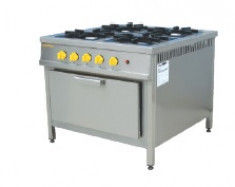 MGR-930 GAZLI KUZİNE, DÖRT AÇIK ATEŞ + 1 FIRIN