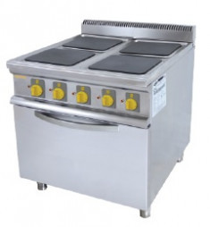 MER-920  ELEKTRİKLİ KUZİNE DÖRT KARE PLEYT + 1 FIRIN