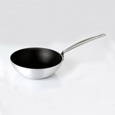 BAWP-30 BRUSHED ALUMINUM WOK PAN