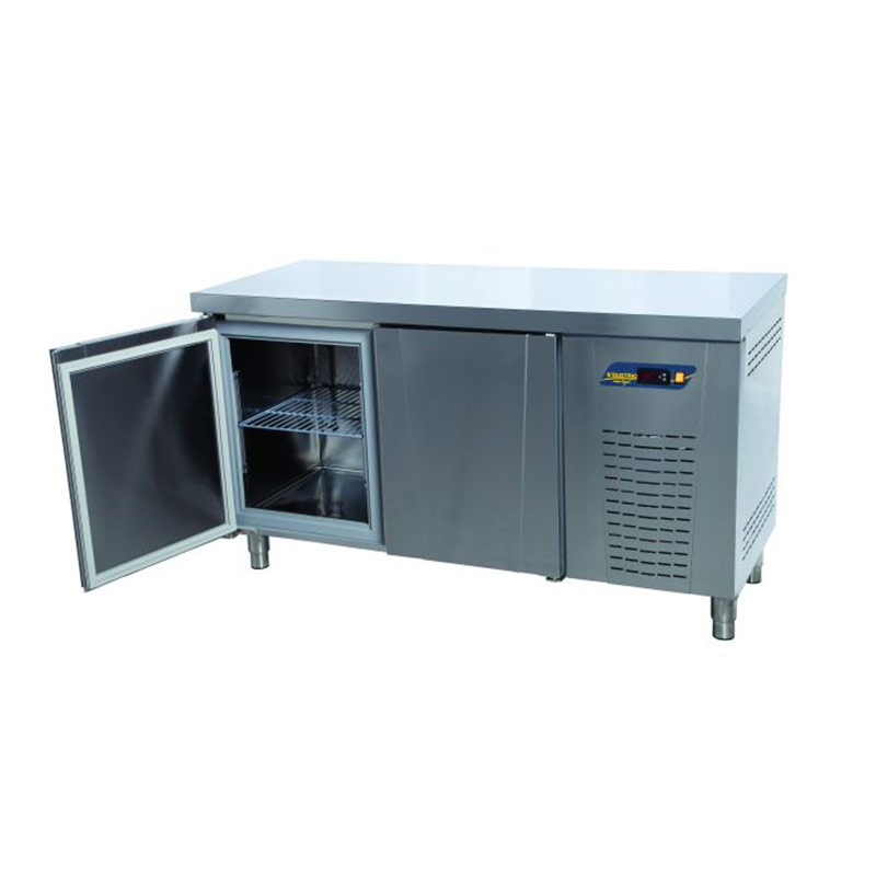 TPS-62-WOBS COUNTER TYPE 2-DOORS SNACK REFRIGERATOR - WITHOUT TOP