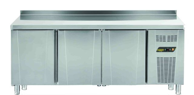 TPS-63-WOT COUNTER TYPE 3-DOORS SNACK REFRIGERATOR - WITHOUT TOP