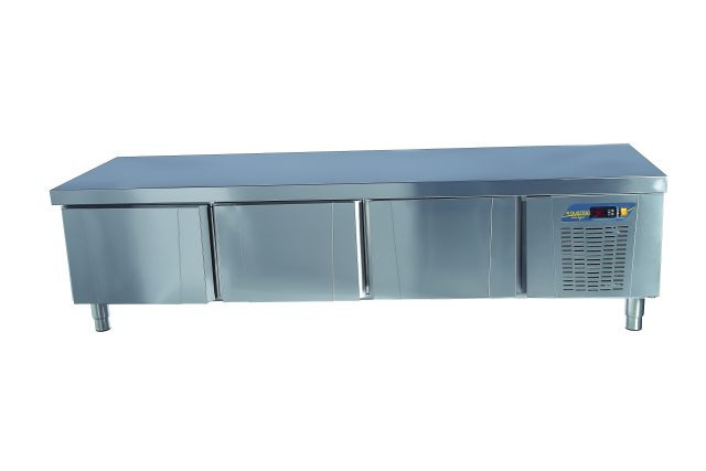 TPG-74-L UNDER-COUNTER GASTRONORM REFRIGERATOR  - 4 DOORS