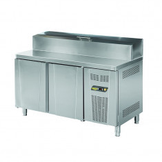 MUR-72 COUNTER TYPE - 2 DOORS REFRIGERATED MAKE-UP UNIT - 9 GN 1/4 CONTAINERS