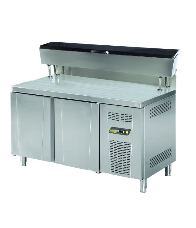 MUR-72-4DHL MUR-72-4D COUNTER TYPE -4 DRAWERS REFRIGERATED MAKE-UP UNIT - 9 GN 1/4 CONTAINERS,HIGH LEGS