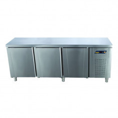 TNS-63-WOBS COUNTER TYPE 3-DOORS SNACK DEEP FREEZER - WITHOUT BACKSPLASH