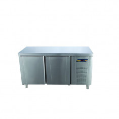 TNP-82-WOBS COUNTER TYPE 2-DOORS PATISSERIE DEEP FREEZER - WITHOUT BACKSPLASH