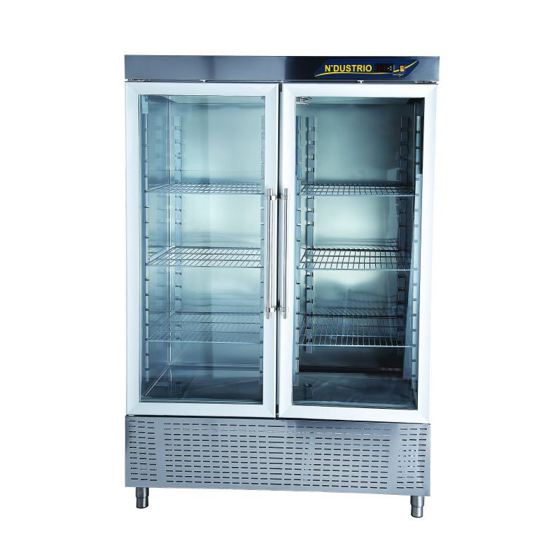 CPP-202-UCGD UPRIGHT PATISSERIE REFRIGERATOR - 2 FULL GLASS DOORS, COMPRESSOR UP