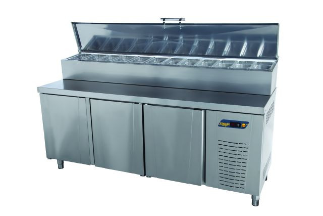 MUR-83-MT COUNTER TYPE PATISSERIE MAKE-UP REFRIGERATOR MARBLE TOP
