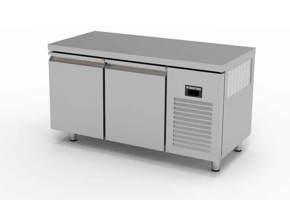 TPG-72-WOT COUNTER TYPE 2-DOORS GASTRONORM REFRIGERATOR - WITHOUT TOP