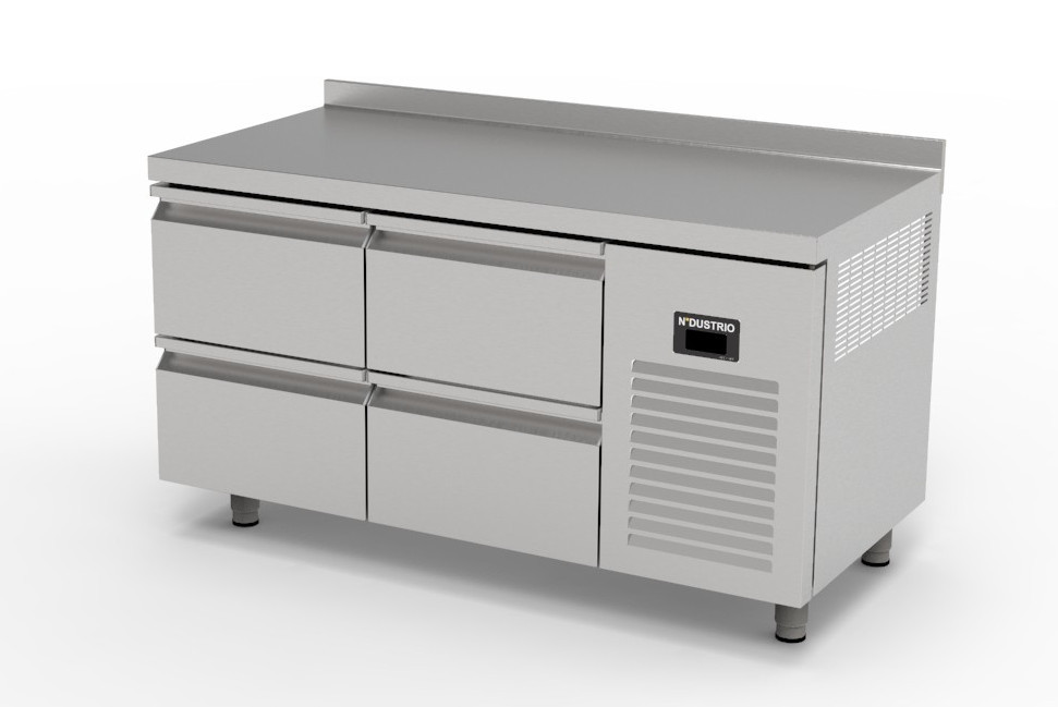 TPG-72-4D COUNTER TYPE GASTRONOROM REFRIGERATOR  - 4 DRAWERS