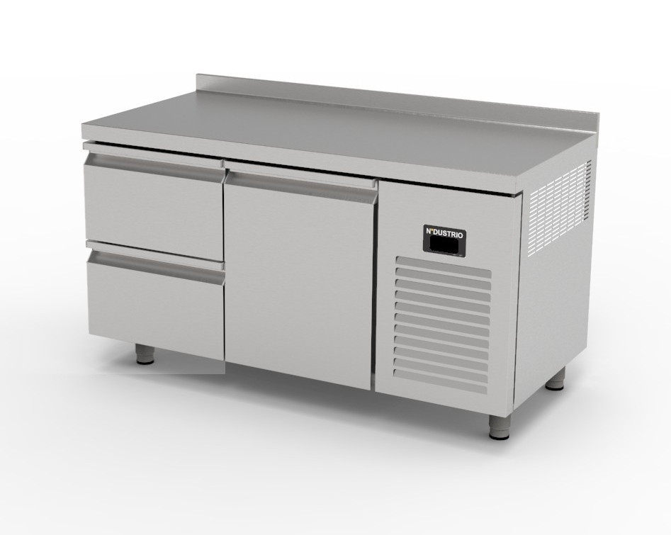 TPG-72-2D COUNTER TYPE GASTRONORM REFRIGERATOR  - 2 DRAWERS + 1 DOOR