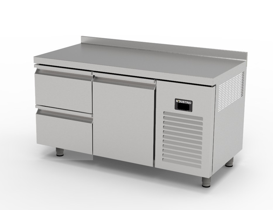 TNS-62-2D TEZGAH TİP SNACK DERİN DONDURUCU - 2 ÇEKMECELİ + 1 KAPILI