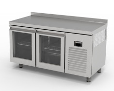 TPP-82-GD DESSERTE RÉFRIGÉRÉE POSITIVE PATISSERIE - 2 PORTES VITRÉES 