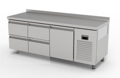 TPP-83-2D DESSERTE RÉFRIGÉRÉE POSITIVE PATISSERIE - 2 TIROIRS - 2 PORTES