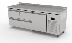 TNS-63-4D DESSERTE RÉFRIGÉRÉE NEGATIVE SNACK - 4 TIROIRS + 1 PORTE