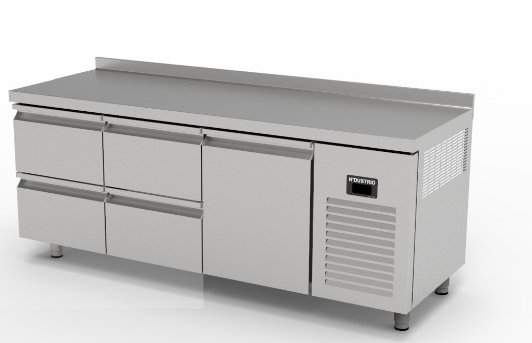 TNP-83-4D TEZGAH TİP PASTAHANE DERİN DONDURUCU - 4 ÇEKMECELİ + 1 KAPILI