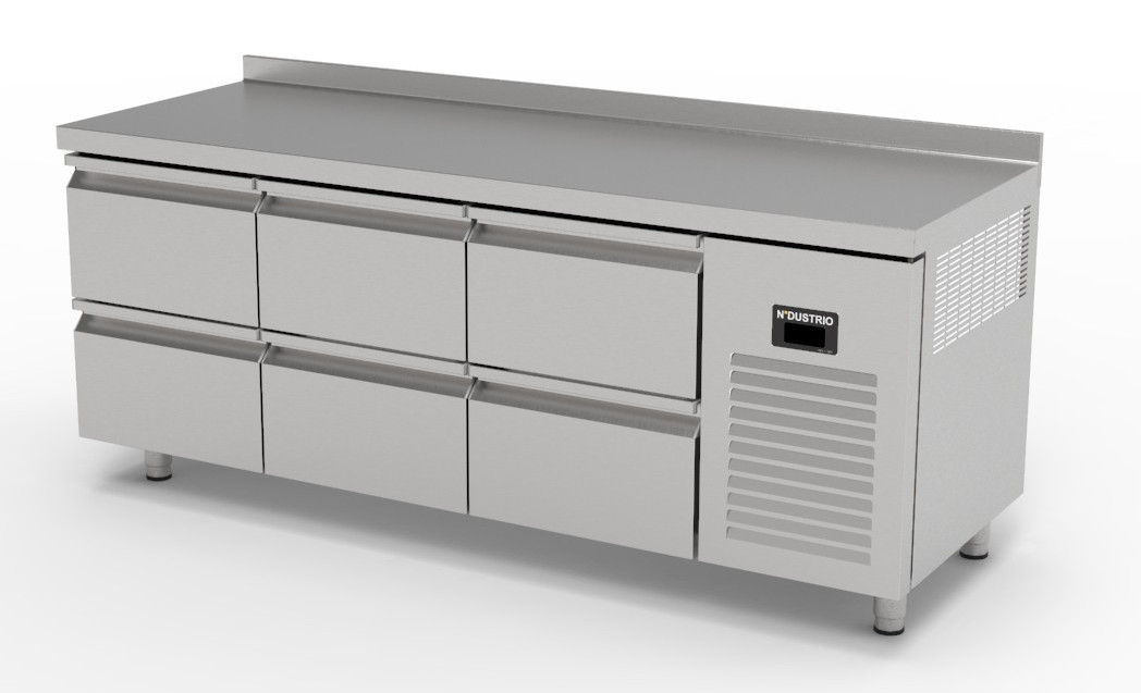 TPP-83-6D TEZGAH TİP PASTAHANE BUZDOLABI-6 ÇEKMECELİ