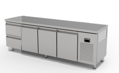 TNP-84-2D DESSERTE RÉFRIGÉRÉE NEGATIVE PATISSERIE - 2 TIROIRS + 3 PORTES
