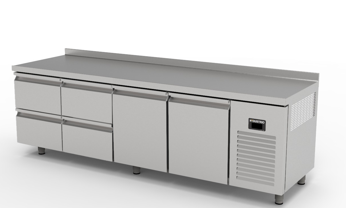 TNP-84-4D TEZGAH TİP PASTAHANE DERİN DONDURUCU - 4 ÇEKMECELİ + 2 KAPILI