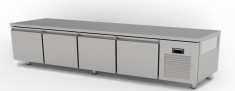 TPS-64-L SOUBASSEMENT RÉFRIGÉRÉ POSITIF SNACK - 4 PORTES