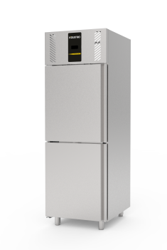 CNP-102-UC UPRIGHT PATISSERIE DEEP FREEZER - 2 HALF DOORS, COMPRESSOR UP