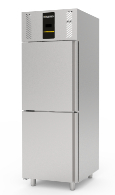 CNG-102-UC UPRIGHT GASTRONORM DEEP FREEZER - 2 HALF DOORS, COMPRESSOR UP