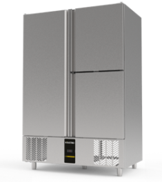 PNX-CPP-203 AUFRECHT STEHENDER PATISSERIE-KÜHLSCHRANK - 1 VOLLE 2 HALBE TÜREN