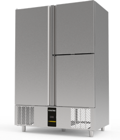 CPS-203 ARMOIRE RÉFRIGÉRÉE POSITIVE SNACK - 1 PORTE PLEINE ET 2 DEMI-PORTES