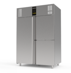 CNG-203-UC UPRIGHT GASTRONORM DEEP FREEZER - 1 FULL 2 HALF DOORS, COMPRESSOR UP