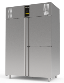 CPP-203-UC ARMOIRE RÉFRIGÉRÉE POSITIVE PATISSERIE - 1 PORTE PLEINE + 2 DEMI-PORTES, COMPRESSEUR EN HAUT