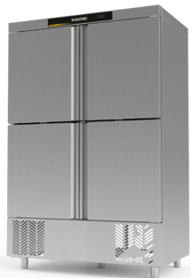 CNG-204 UPRIGHT GASTRONORM DEEP FREEZER - 4 HALF DOORS