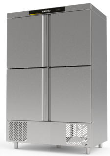 CNS-204 UPRIGHT SNACK DEEP FREEZER - 4 HALF DOORS