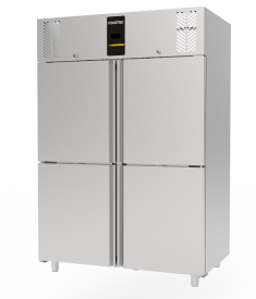 CNP-204-UC UPRIGHT PATISSERIE  DEEP FREEZER - 4 HALF DOORS, COMPRESSOR UP