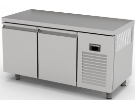 TNS-62-WOBS DESSERTE RÉFRIGÉRÉE NEGATIVE SNACK SANS DOSSERET - 2 PORTES