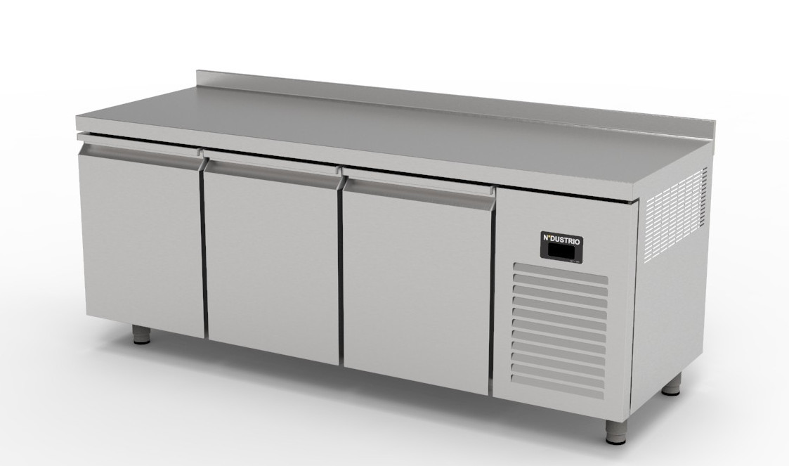 TPS-63  DESSERTE RÉFRIGÉRÉE POSITIVE SNACK SANS DESSUS - 3 PORTES