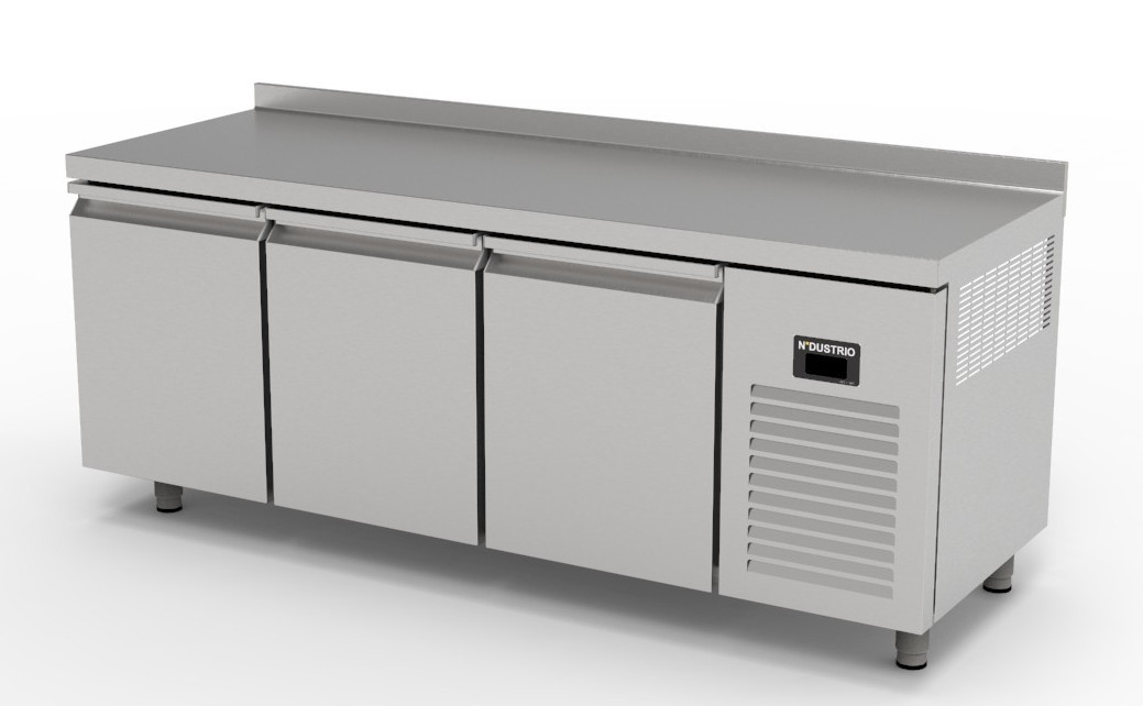 TPP-83-WOT COUNTER TYPE 3-DOORS PATISSERIE REFRIGERATOR - WITHOUT TOP