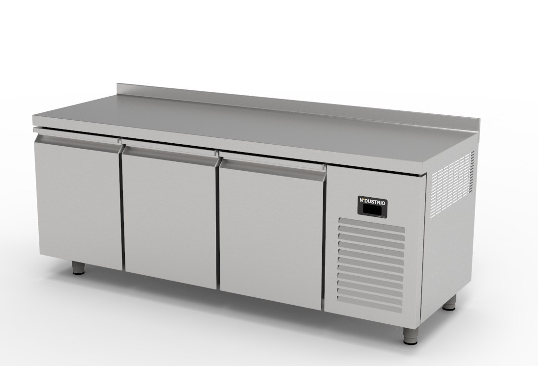 TPG-73-WOT COUNTER TYPE 3-DOORS GASTRONORM REFRIGERATOR - WITHOUT TOP