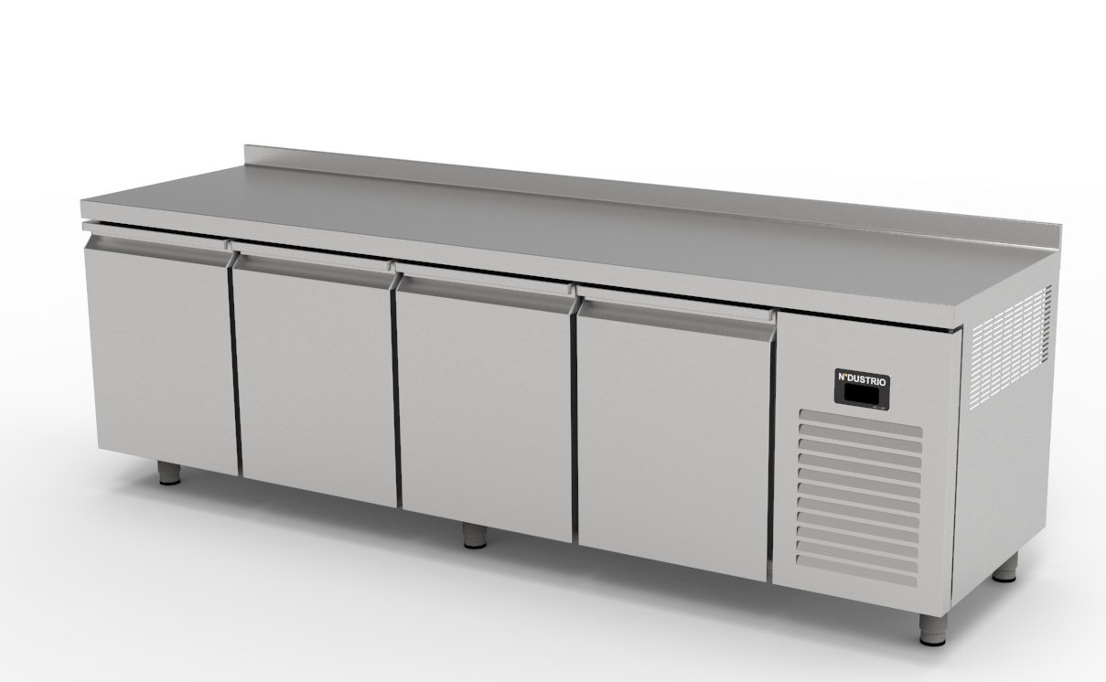 TNG-74-WOT COUNTER TYPE 4-DOORS GASTRONORM DEEP FREEZER - WITHOUT TOP