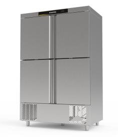 PNX-CPS-204 UPRIGHT SNACK REFRIGERATOR - 4 HALF DOORS