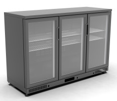 مبرد زجاجات معدني مطلي ببابين GDC-350-PT