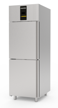 CPG-102-UC REFRIGERADOR VERTICAL GASTRONORM - 2 MEDIAS PUERTAS, COMPRESOR ARRIBA