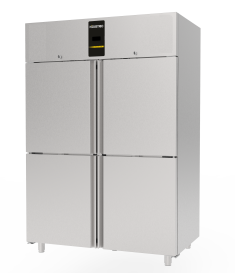 CPP-204-UC REFRIGERADOR VERTICAL DE PASTELERÍA - 4 MEDIAS PUERTAS, COMPRESOR ARRIBA