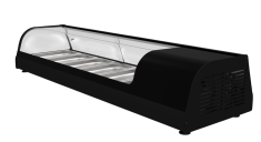 SCR-140 Vitrina refrigerada con vidrio curvo