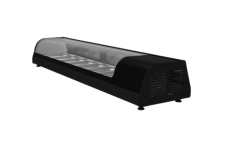 SCR-180 Vitrina refrigerada con vidrio curvo